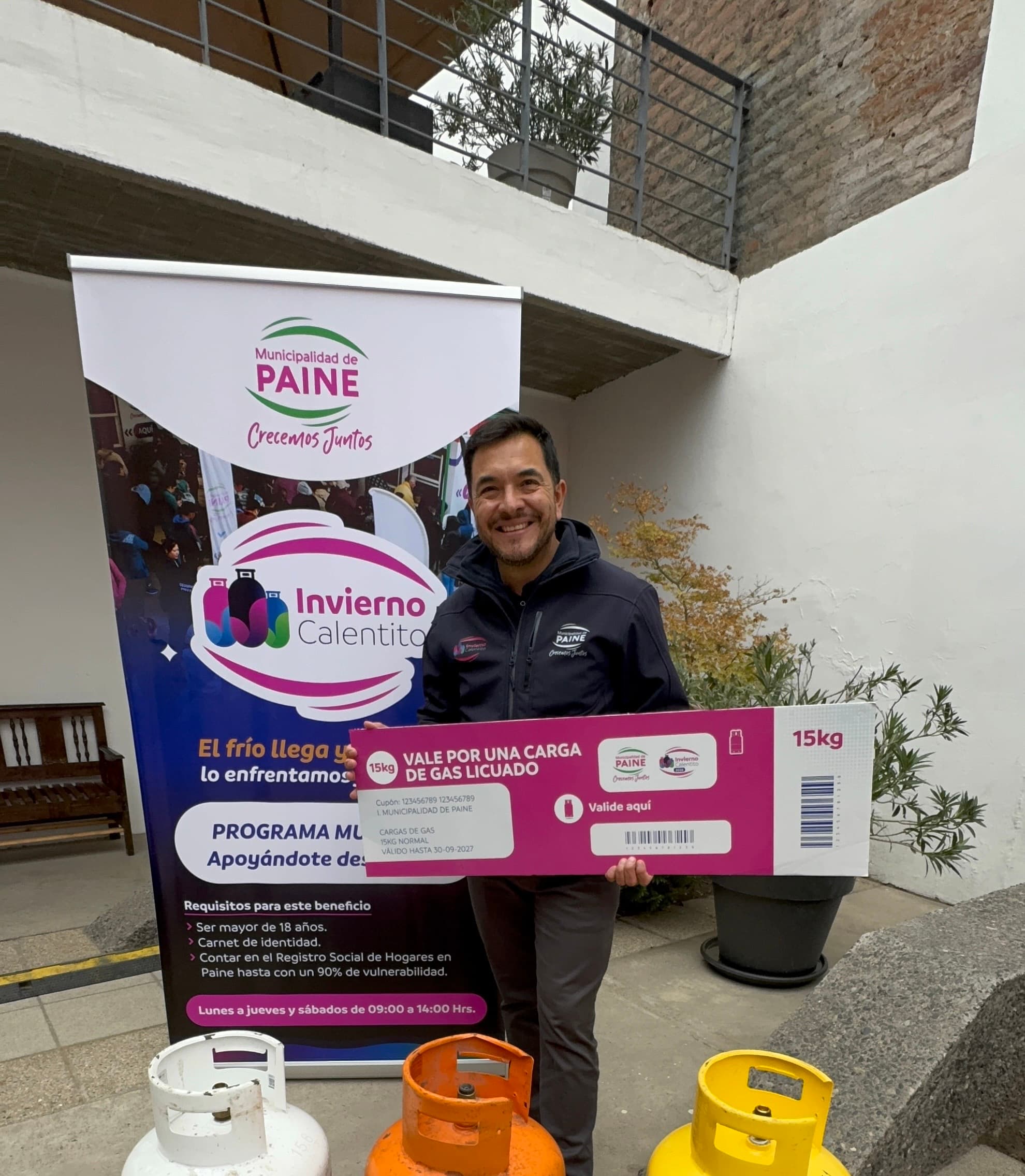 Apoyo social e Invierno Calentito